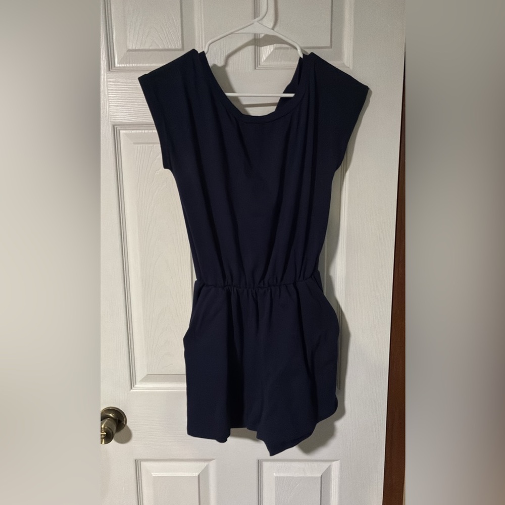 Elegant Navy Blue Dress